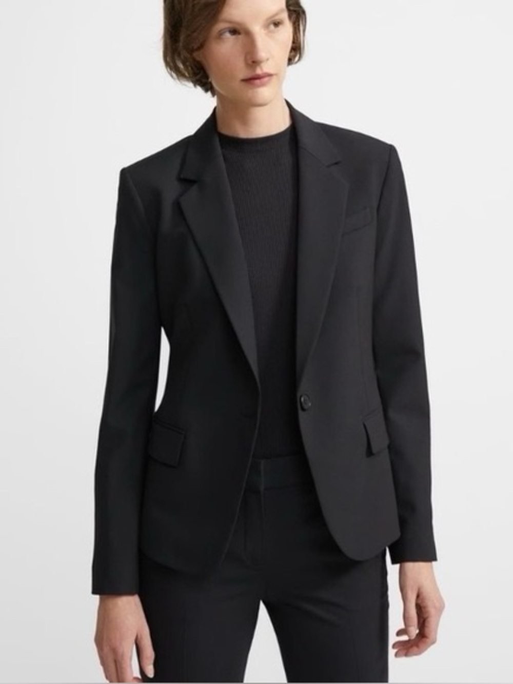 Theory Black Blazer Size 8